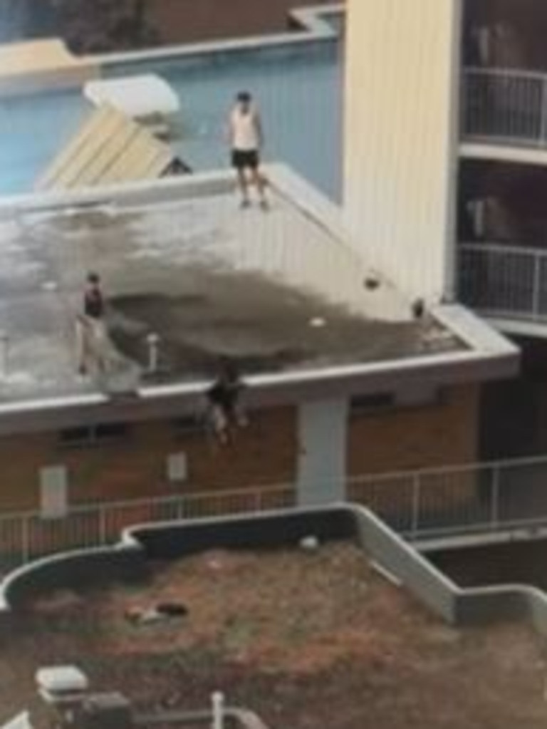 The men left from the The Sands Apartments. Picture: Supplied