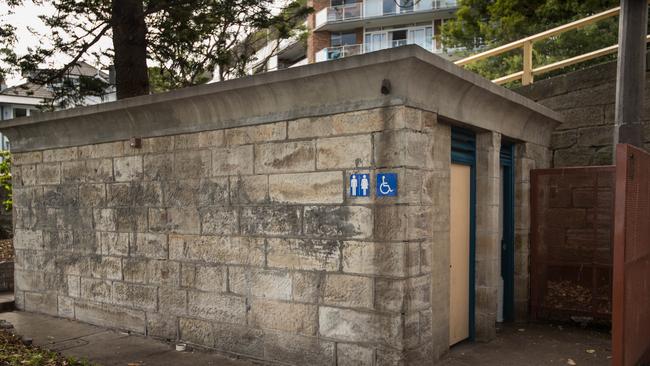 The toilet block at East Esplanade. Picture: (AAP Image / Julian Andrews).