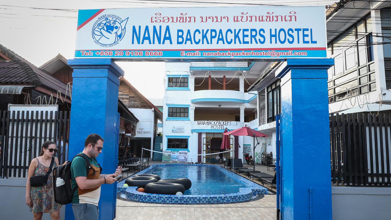 Bianca Jones and Holly Bowles were staying at Nana Backpackers Hostel in Vang Vieng.