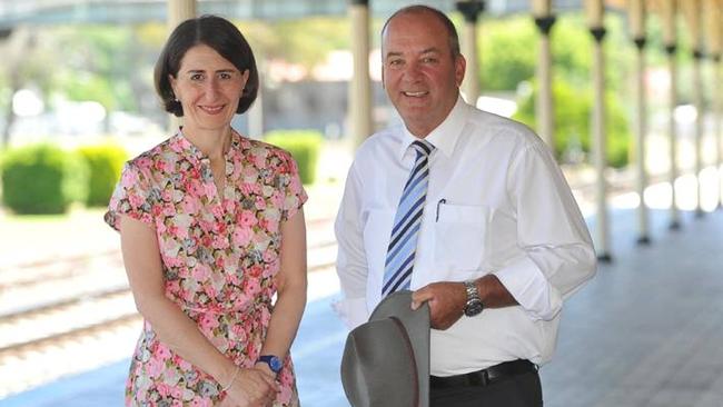 Gladys Berejiklian with Daryl Maguire.