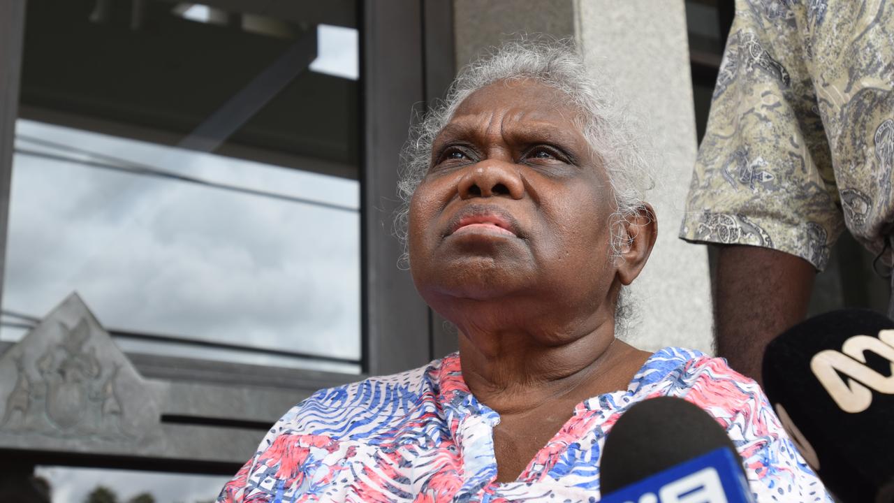 Mirarr Traditional Owners Yvonne Margarula met with the NT Chief Minister and Mining Minister on Friday, April 19, over the proposed Jabiluka mine lease extension. Picture: Zizi Averill