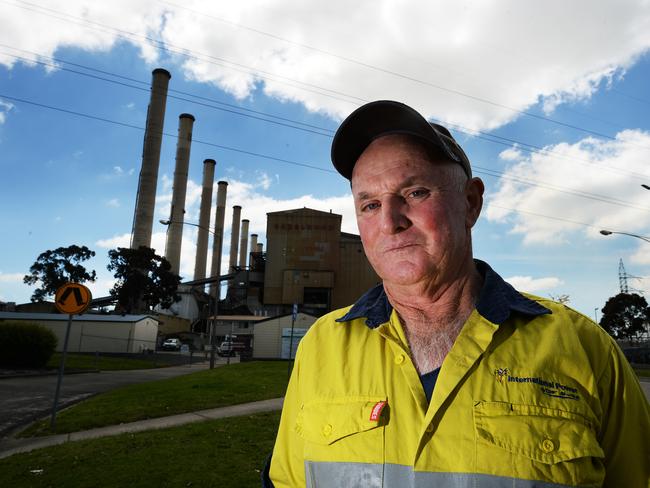 Hazelwood power plant worker Bruce McLure after finding out he will lose his job. Picture: Rob Leeson.