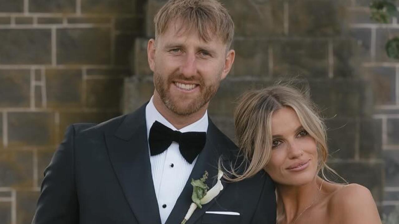 Essendon star marries in stunning ceremony