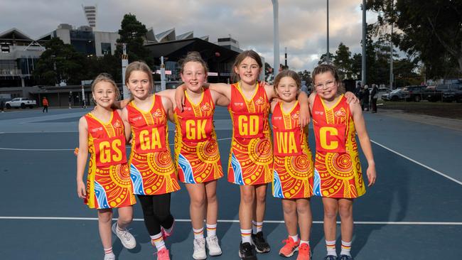 Surf Coast Suns Addis under-11 netball team.