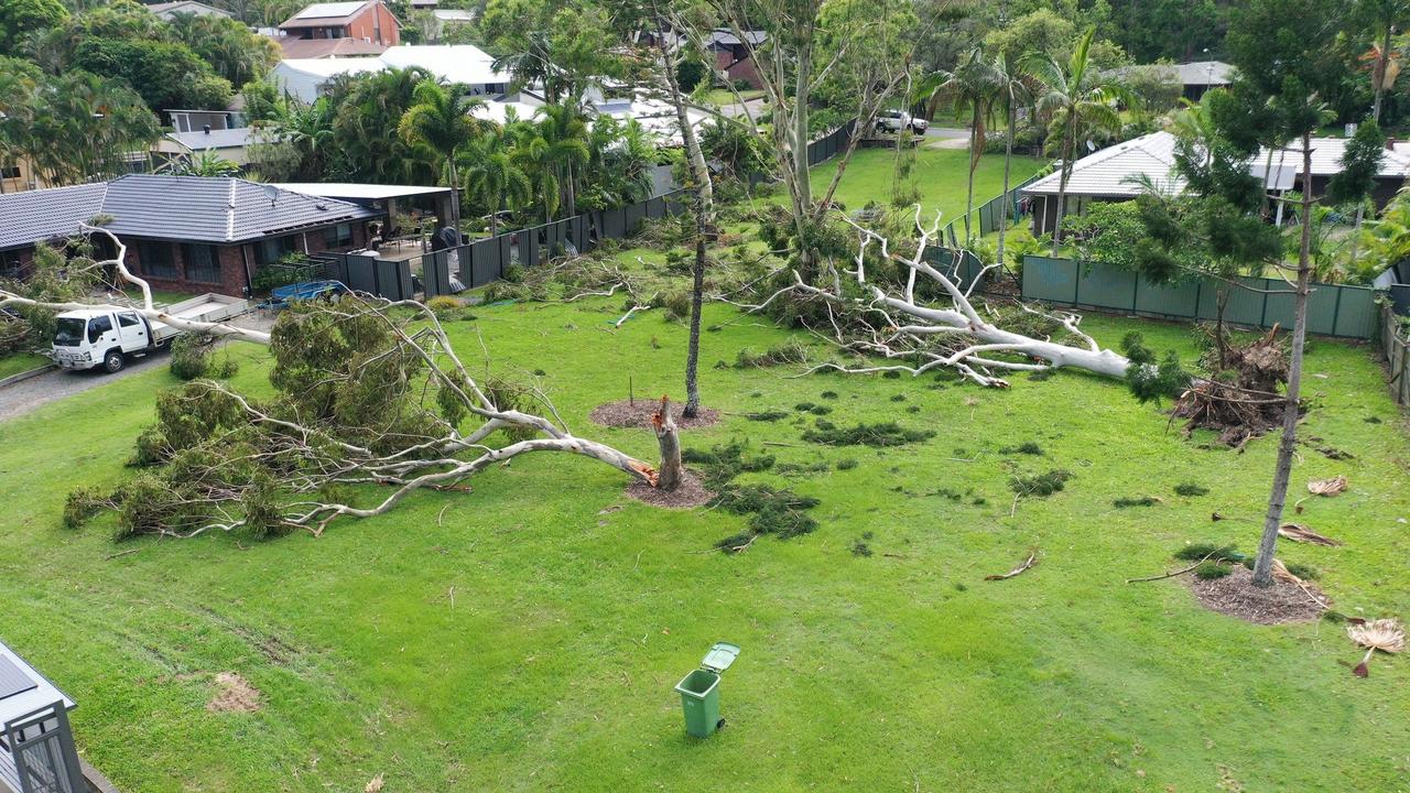 Gold Coast City Council has issued a big 'thank you' message to services helping with the restoration and clean-up efforts after a horror week of storms. Picture: Gold Coast City Council/Facebook