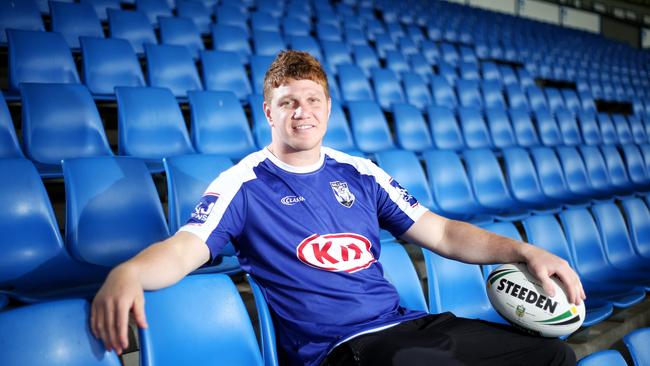 Dylan Napa joined the Bulldogs during the off-season after winning the 2018 NRl grand final with the Roosters. Picture: Tim Hunter