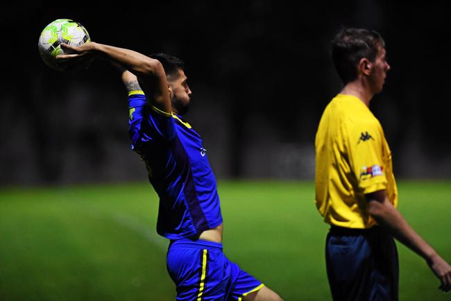 Gympie United vs Caloundra - #6 Paul Primavera. Picture: Troy Jegers