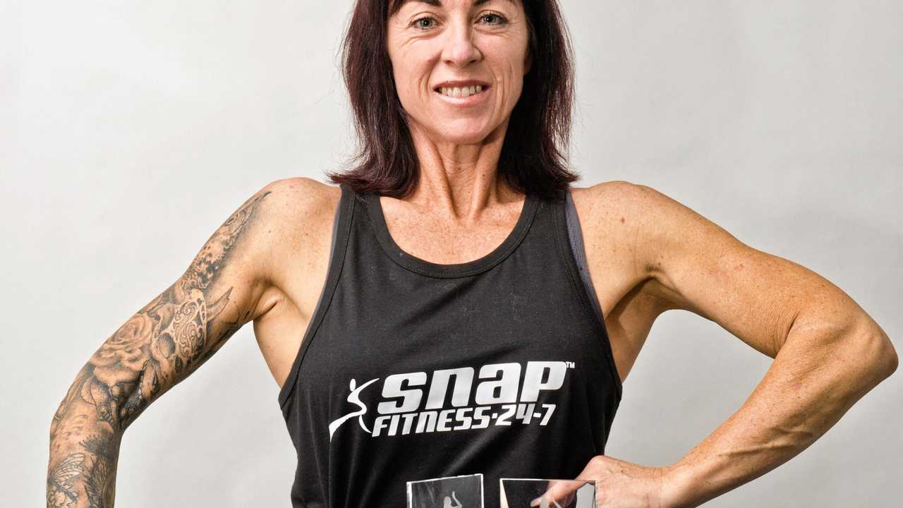 IN SHAPE: Two years of hard work have paid off for body-builder Tania Clark with a number of recent competition wins. Picture: Nev Madsen