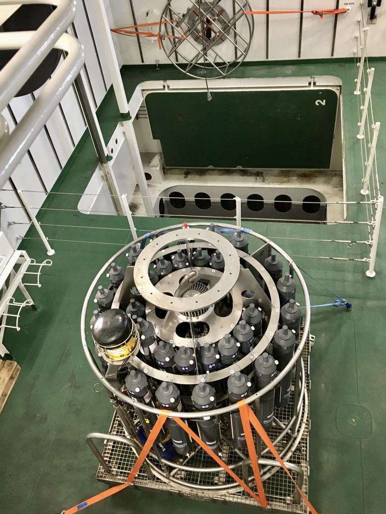 The moon pool onboard the RSV Nuyina. Picture: Pete Harmsen/Australian Antarctic Division.