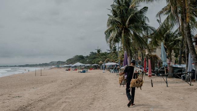 Beaches in Bali are near-empty. Picture: Bali Buddies