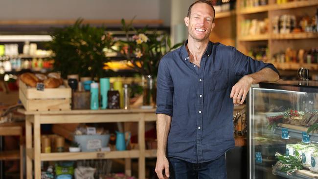 Phil Dawson in his Many cafe, Ruby Lane.