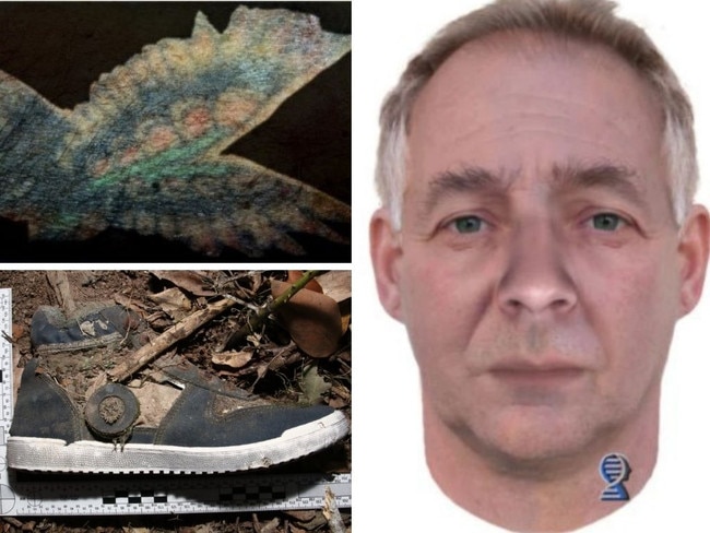 Do you know this man?: Tatts, shoes hold Qld DNA clue