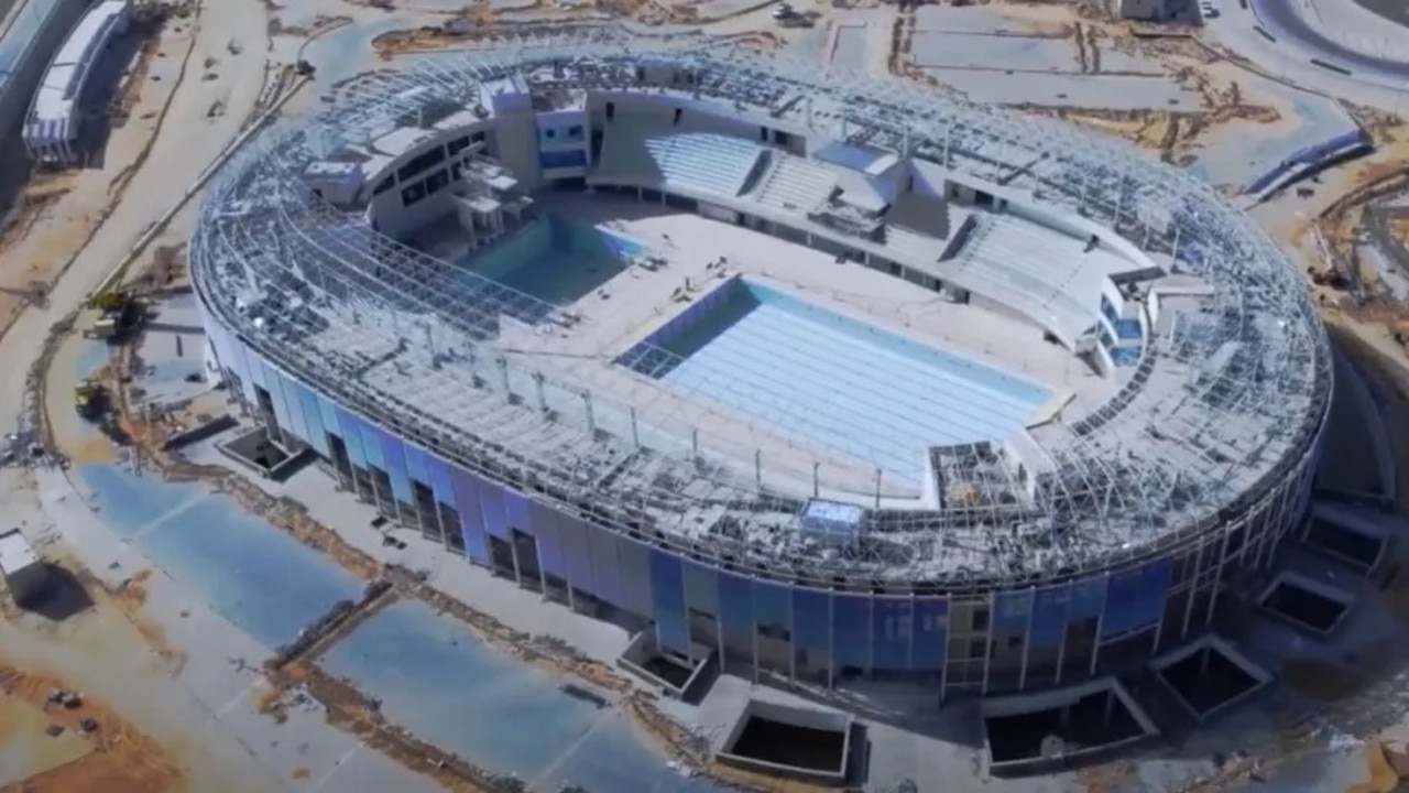 The swimming centre would hold 5,000 fans. Credit: YouTube/Migir