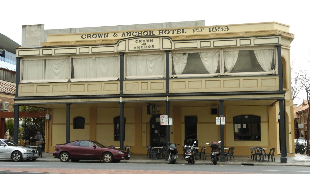 The Crown &amp; Anchor Hotel, Grenfell Street. Picture: David Cronin