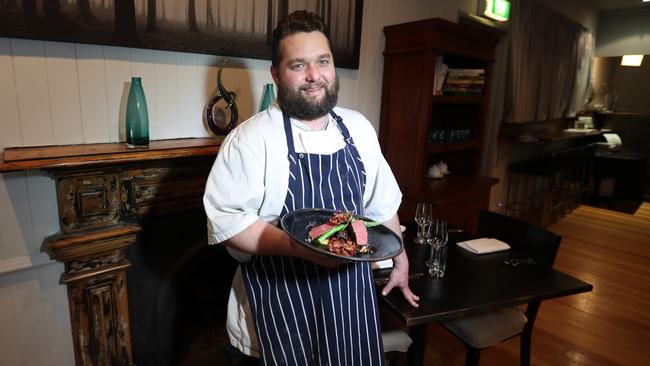 Head chef and owner of 85 Miskin St, Brent Farrell. Picture: Annette Dew