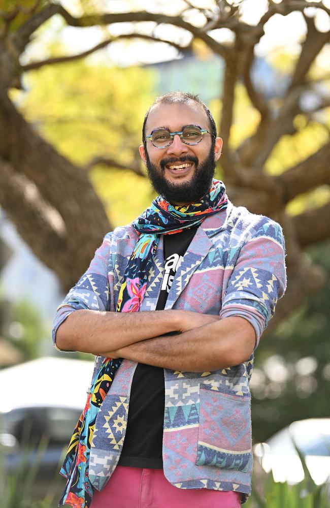 Greens Brisbane Mayor candidate Jonathan Sriranganathan. Picture: Lyndon Mechielsen/Courier Mail