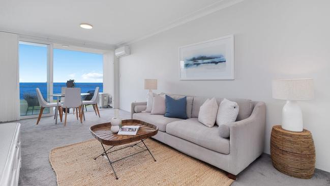 Ilias’s first home, at Maroubra, has ocean views