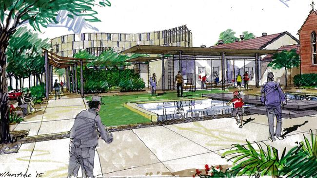 An artist’s impression of the revamped Repatriation General Hospital site by ACH Group.