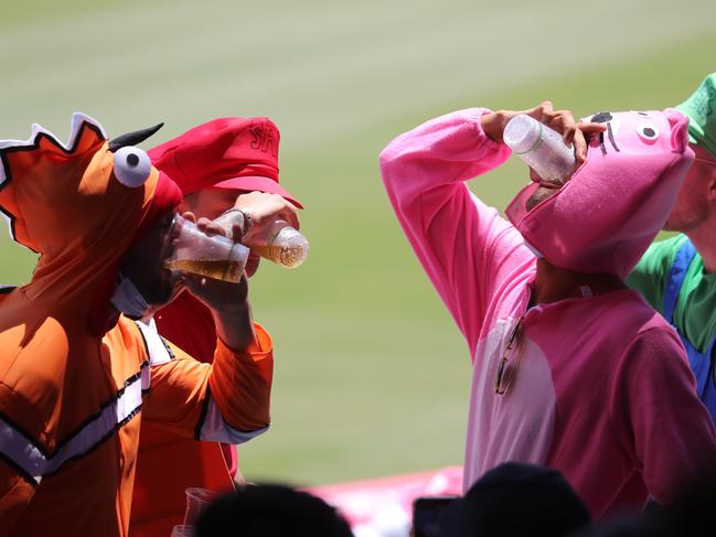 There was a host of colourful characters at the SCG. Picture: Tim Hunter