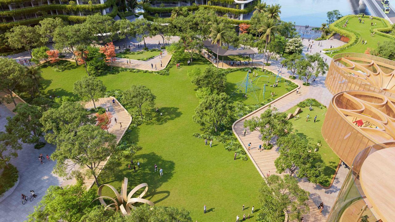 Extensive Construction in Progress for Long-Awaited Park Development in Wentworth Point