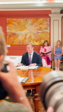 Steven Miles sworn in as Queensland Premier