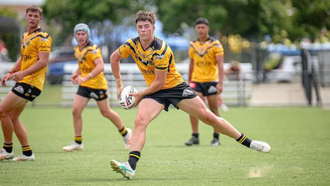 Sunshine Coast Falcons Cyril Connell Cup player Jackson Koina in action. Picture: QRL.