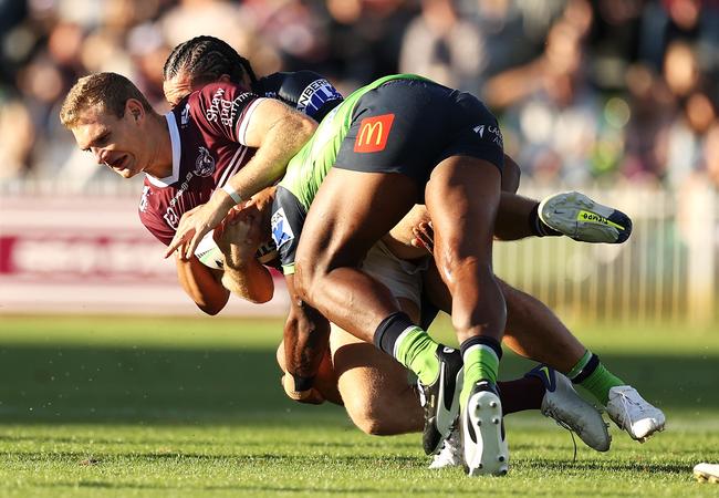 Tom Trbojevic in the win over Canberra (Photo by Mark Kolbe/Getty Images)