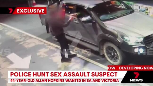 Allan Hopkins is wanted by police (7NEWS)