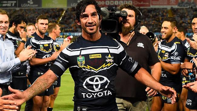 NORTH QUEENSLAND COWBOYS RUGBY NRL SHIRT 2016 2017 ISC TOYOTA SIZE XL