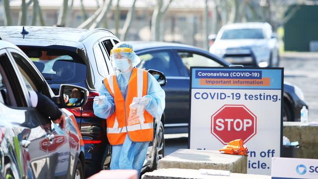 Testing has increased in southwest Sydney as a result of recent outbreaks. Picture: Rohan Kelly