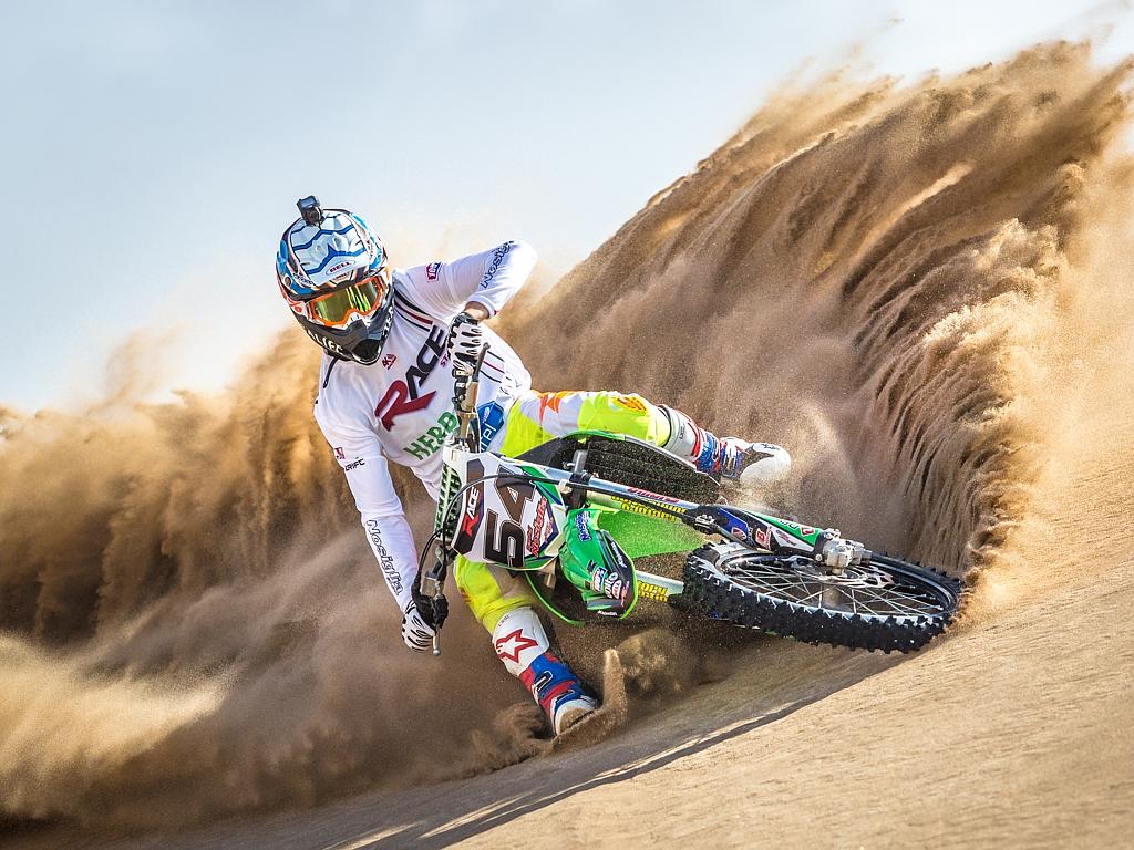 © Ariel Pasini, Argentina, Entry, Open, Split Second, 2016 Sony World Photography Awards “Motocross rider surfing dunes in Villa Gesell, Argentina. “