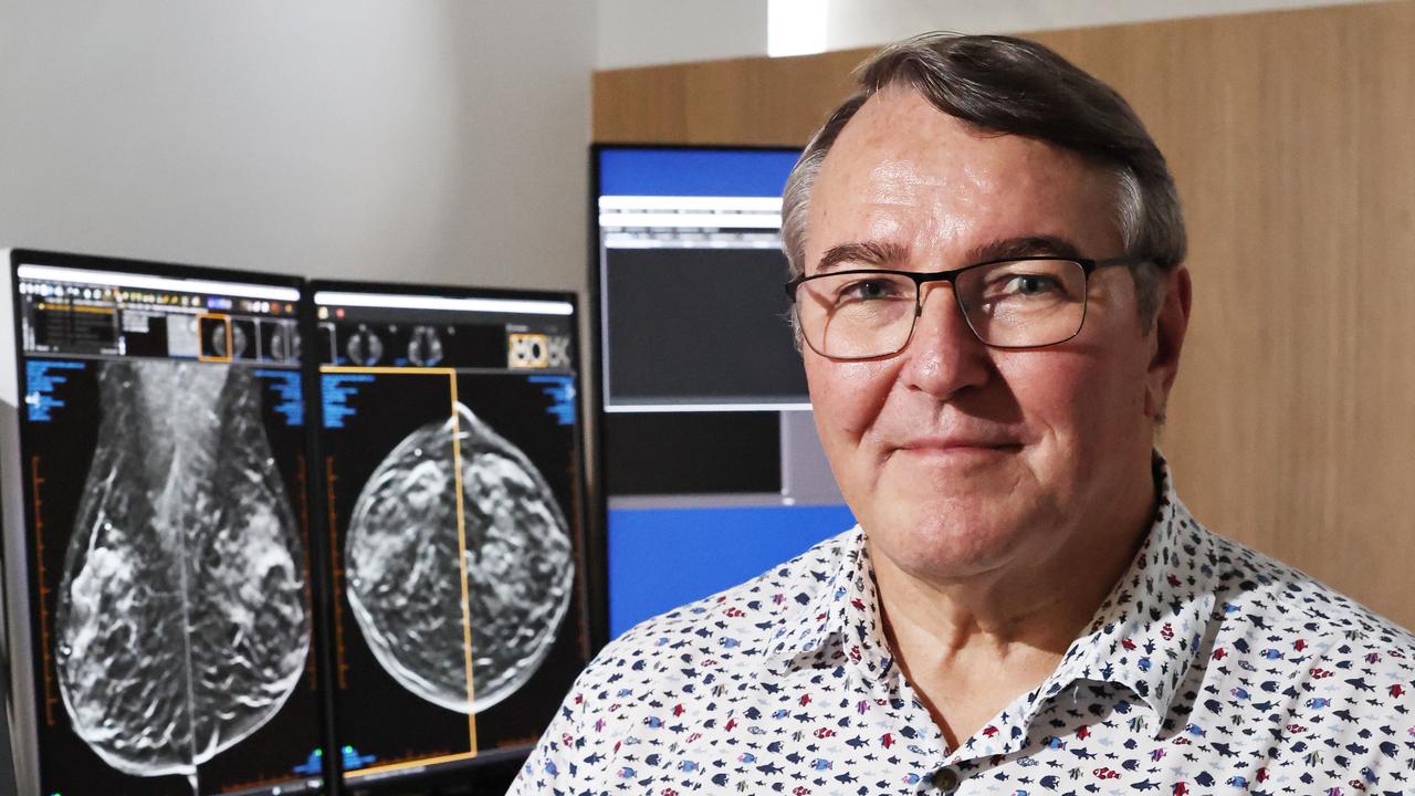 Senior radiologist Dr Kevin Daynes has come out of retirement to help clear the backlog of Cairns breast screening patients, who have in some cases have been waiting four months for diagnostic mammography services. Picture: Brendan Radke