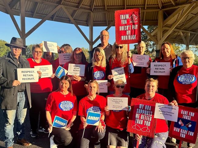 Bendigo maternal and child care health and immunisation nurses are threatening to strike as EBA negotiations with the City of Greater Bendigo grind to a stalemate. Picture: Supplied.