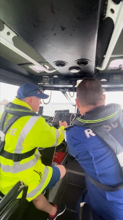 Ride along with marine rescue crew on Sydney Harbour