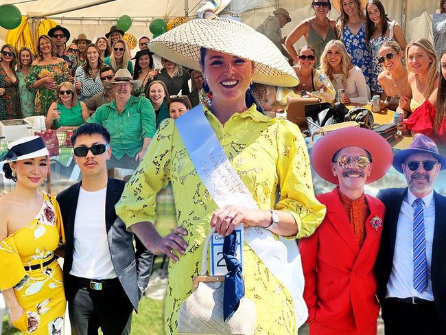 Racegoers dressed to impress at the Gunbower Gold Cup 2023. Picture: Jack Colantuono