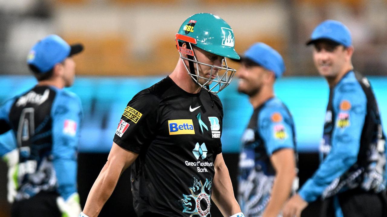 Chris Lynn’s BBL career could be over after being axed by Brisbane Heat.