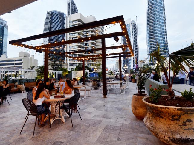 The Island rooftop bar in Surfers Paradise