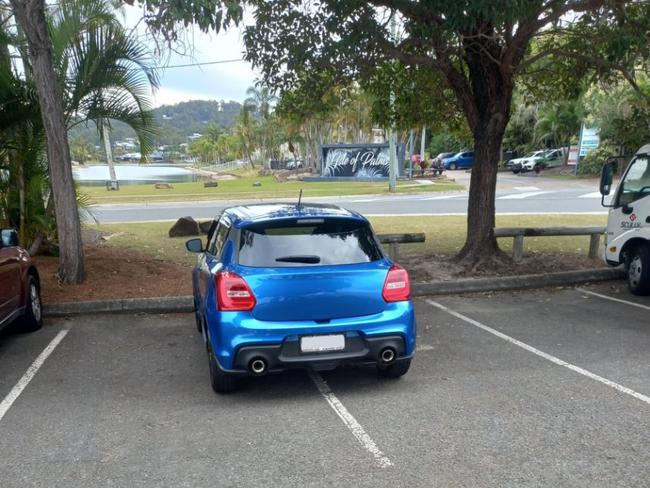 BLURRED Bad parking examples on the Gold Coast Picture: Reddit