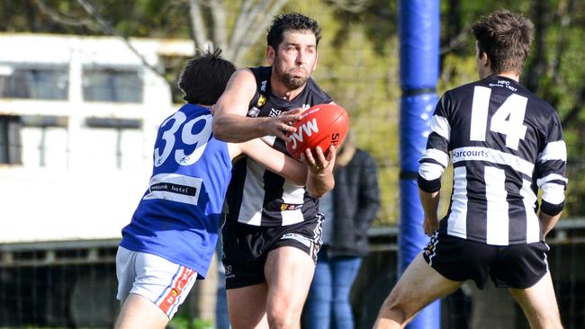 Hahndorf legend Scott Purling. Picture: AAP/Brenton Edwards