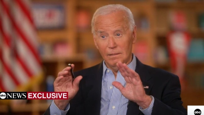 Biden ruled out taking an independent cognitive test and releasing the findings publicly. Picture: ABC