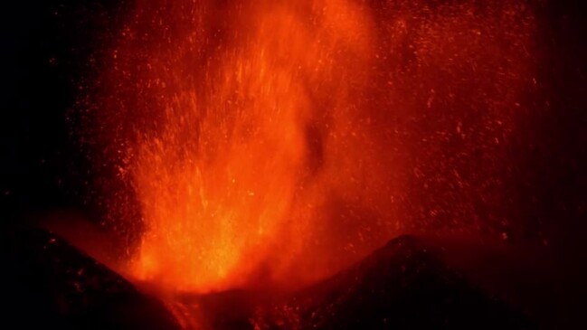 Mount Etna shoots lava into night sky | news.com.au — Australia’s ...