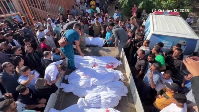 Gazans Bury Dead Near Homes After Israeli Airstrikes | News.com.au ...