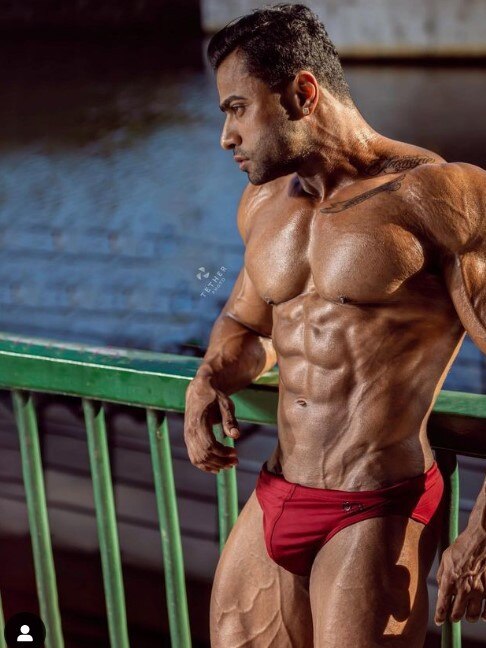 Victorian bodybuilder Ali Raza. Image: Instagram.