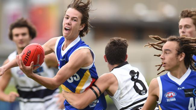 Tyler Brown playing in the TAC Cup.