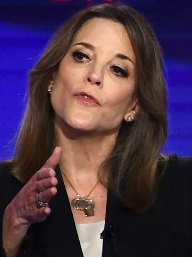 Marianne Williamson. Picture: AFP