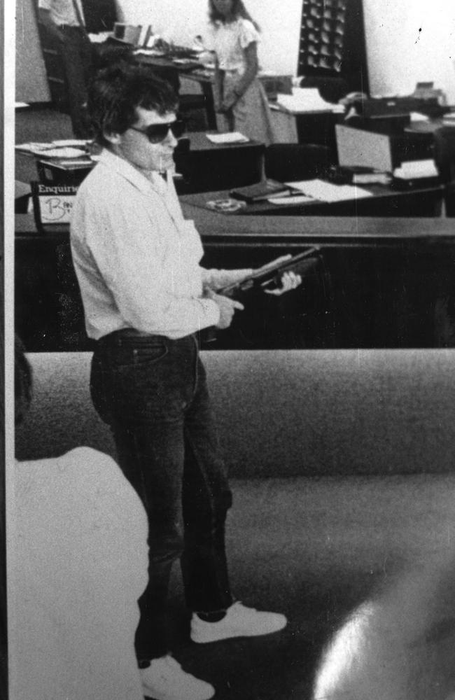 Notorious bank robber Ian John Steele has been charged with the armed hold up of a National Australia Bank in 1986. Picture: News Corp Archives