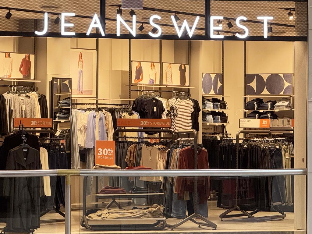 The collapse of iconic Australian fashion brand Jeanswest has left creditors facing huge losses of more than $48m. Picture: Simon Bullard