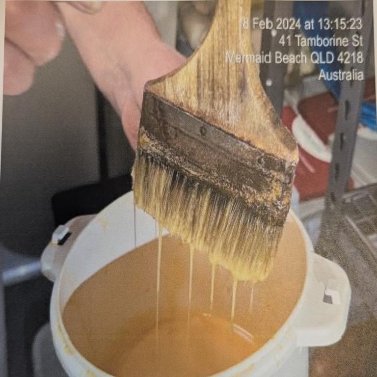 Pictures captured by City of Gold Coast Environmental Health Officers of dirty conditions inside former Mermaid Beach bakery Pane Organico. Picture: Supplied