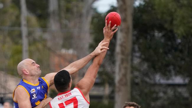 MPFNL Div 2 qualifying final: Karingal v Somerville. Somerville player Ben Sedgwick. Picture: Valeriu Campan