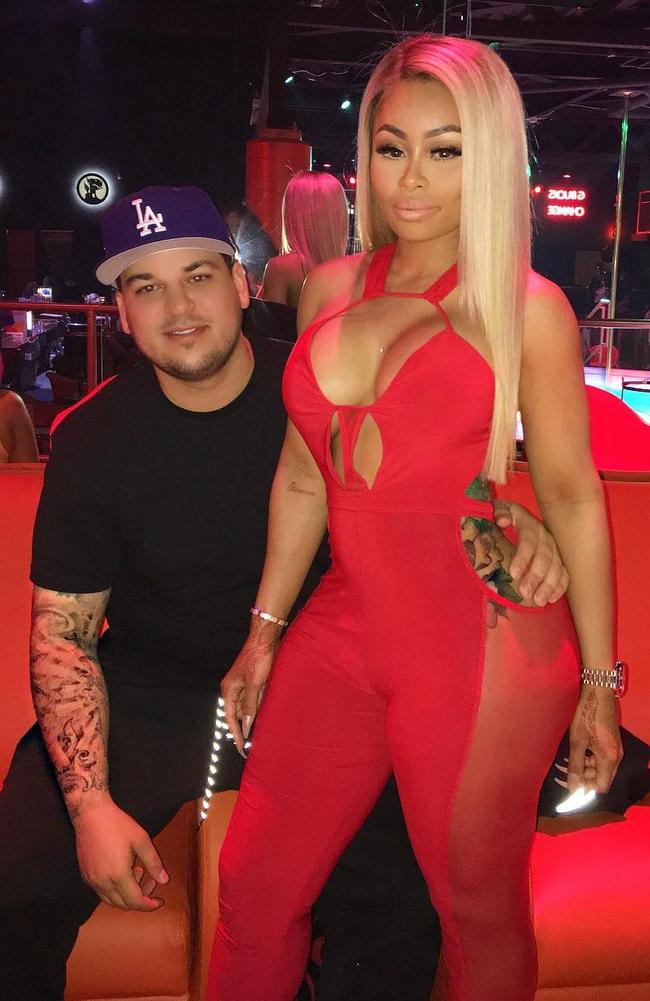 Rob Kardashian and Blac Chyna always had a volatile relationship. Picture: Instagram
